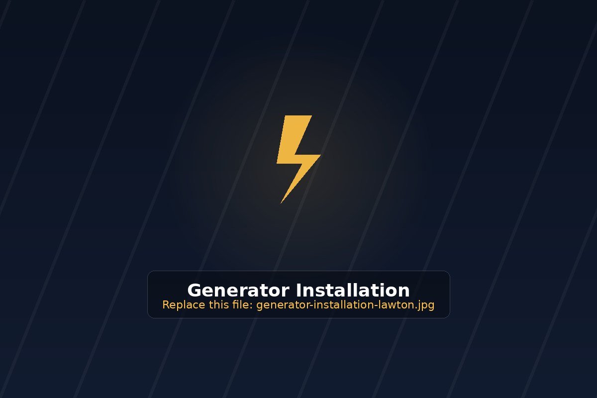 Generator Installation