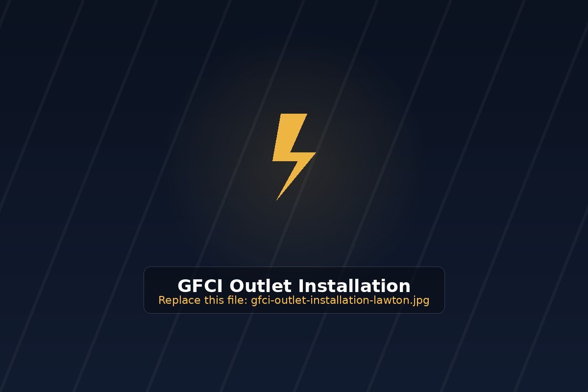 GFCI Outlet Installation