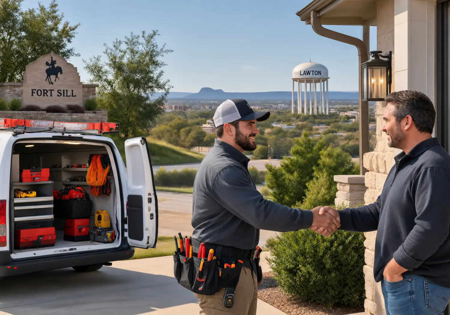 Local electrician serving Lawton homeowners with professional electrical